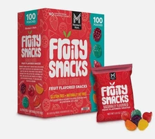Member's Mark Fruity Snacks 0.8oz 100 Pack – Assorted Fruit Flavors free shiping