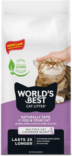 WORLD'S BEST CAT LITTER Multiple Cat Lavender Scented 8-Pounds - Long Lasting