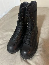 Wesco 💯 Years. Jobmaster Black Logger Boots . Made In USA. Men’s 9E. EUC