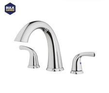 Project Source Roman Tub Faucet Chrome 8-10" Widespread 3 Hole Install 5287445