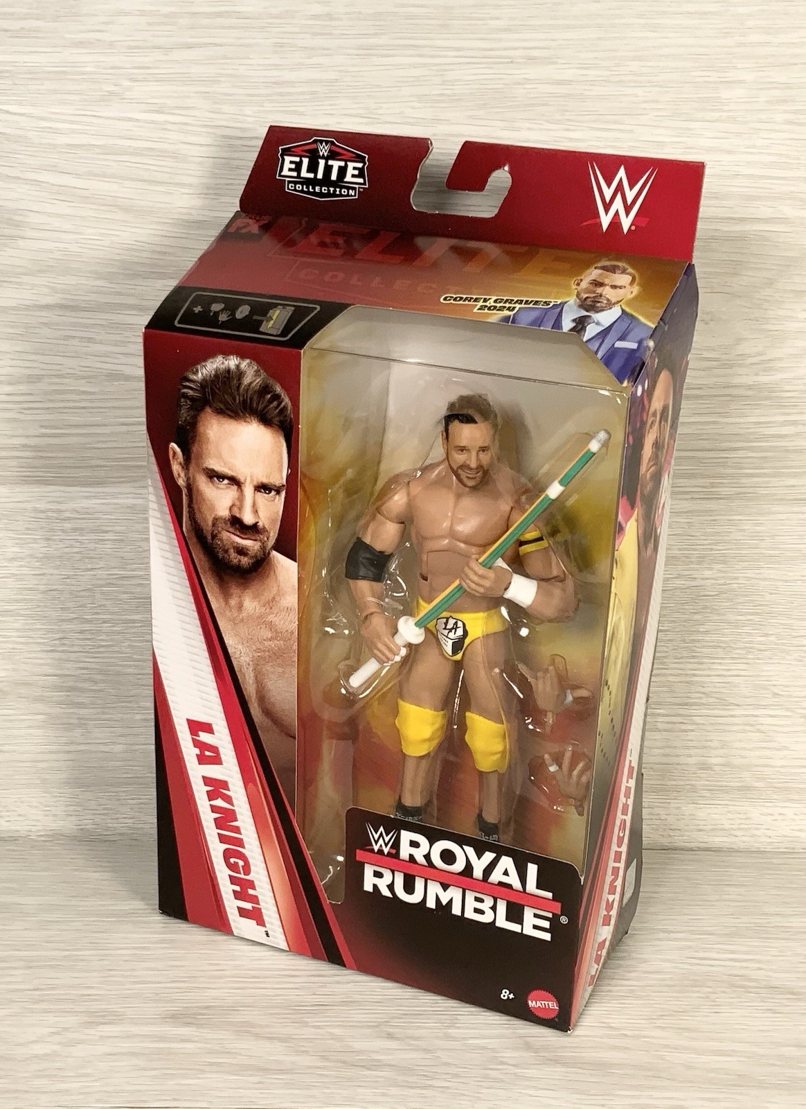 WWE Elite LA Knight Action Figure Royal Rumble Series New Mattel
