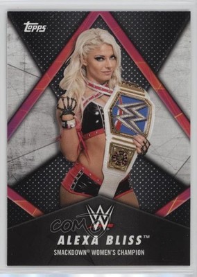 2018 Topps WWE Women's Division Champions Smackdown Champion Alexa Bliss l3m