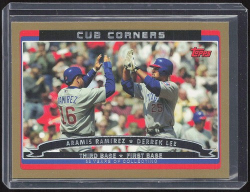 2006 Topps #655 Cub Corners (Aramis Ramirez / Derrek Lee) Gold #/2006