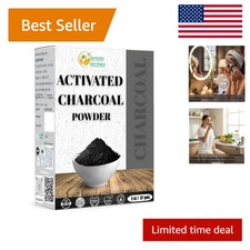 100 Food Grade Activated Charcoal Powder - Versatile 2 oz for Baking  Skincare