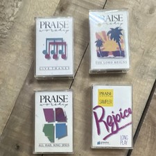 Praise Worship Cassette Lot Hosanna Music Give Thanks, The Lord Reigns