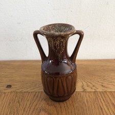 Vintage Small Pottery Amphora Style Vase