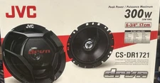 NEW JVC CS-DR1721 6-3/4" 2-Way Coaxial Car Audio Speakers (PAIR) NIB Free Ship