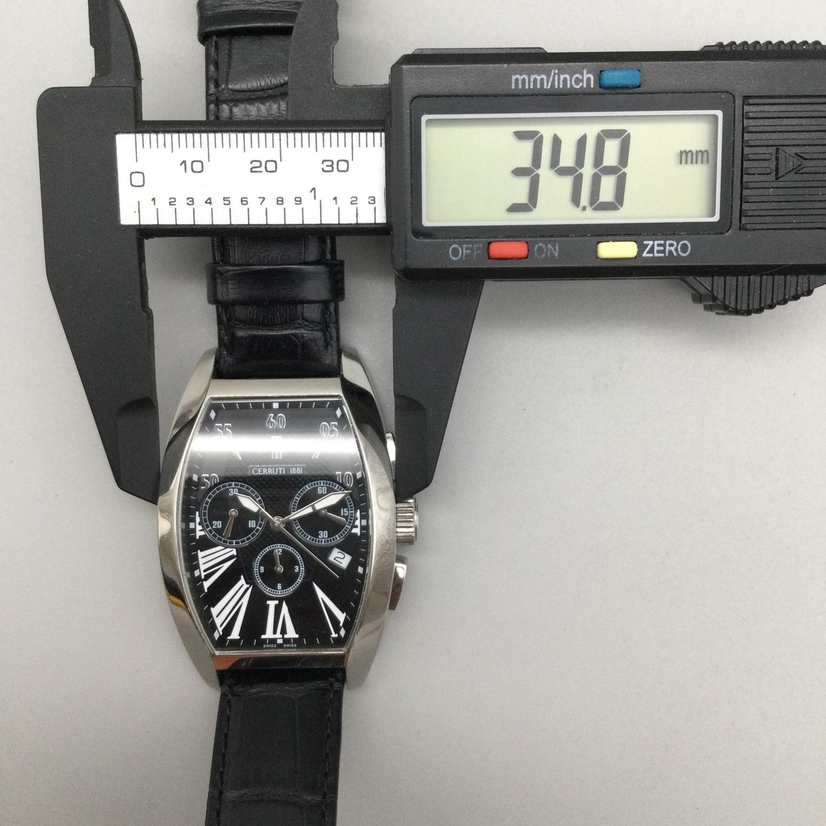 Cerruti 1881 Grande Classico Mens Watch 35mm Black Dial