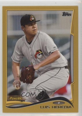 2014 Topps Pro Debut Gold 5/50 Luis Heredia #33 0m0