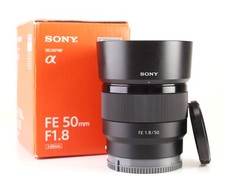 Sony FE 50mm F1.8 AF Prime SEL50F18F Lens Boxed Refurbished +12 Month Guarantee