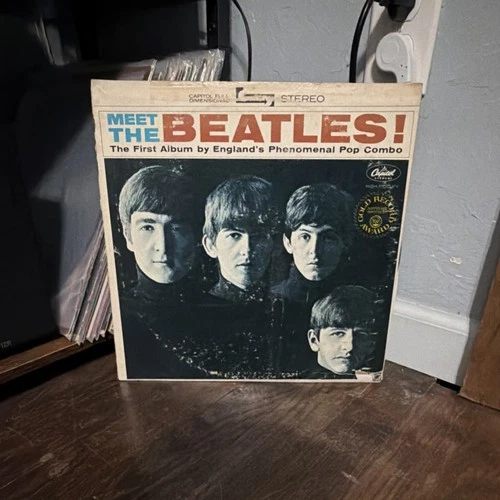 The Beatles Meet The Beatles! Vintage LP Vinyl Record Used 1960’s Sixties