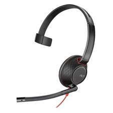 Image of POLY Blackwire 5210 Headset Wired Head-band Calls USB Type-C Black 207587-03