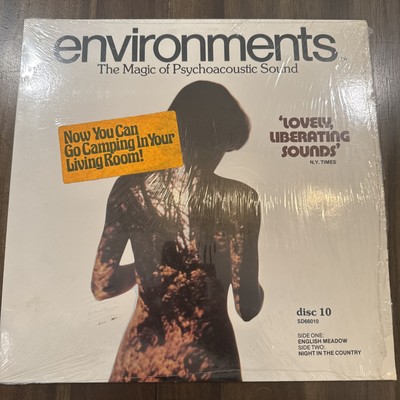 VINTAGE LP VINYL ALBUM: Environments Magic of Psychoacoustic Sound Disc 10 (HK)