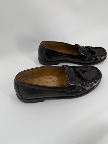 Cole Haan Herren Slipper Halbschuhe Pinch Quaste Halbschuh Größe US 8,5D Cordovan Leder - Bild 4 von 12