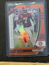 2020 Panini Prizm Draft Picks - Draft Picks Rookies Trevon Diggs #163 Orange...