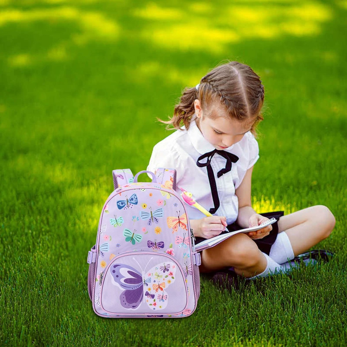 Super Cute Toddler Backpack For Preschool Boys & Girls – Lightweight Bookbag With Chest Strap & Fun Soccer Print