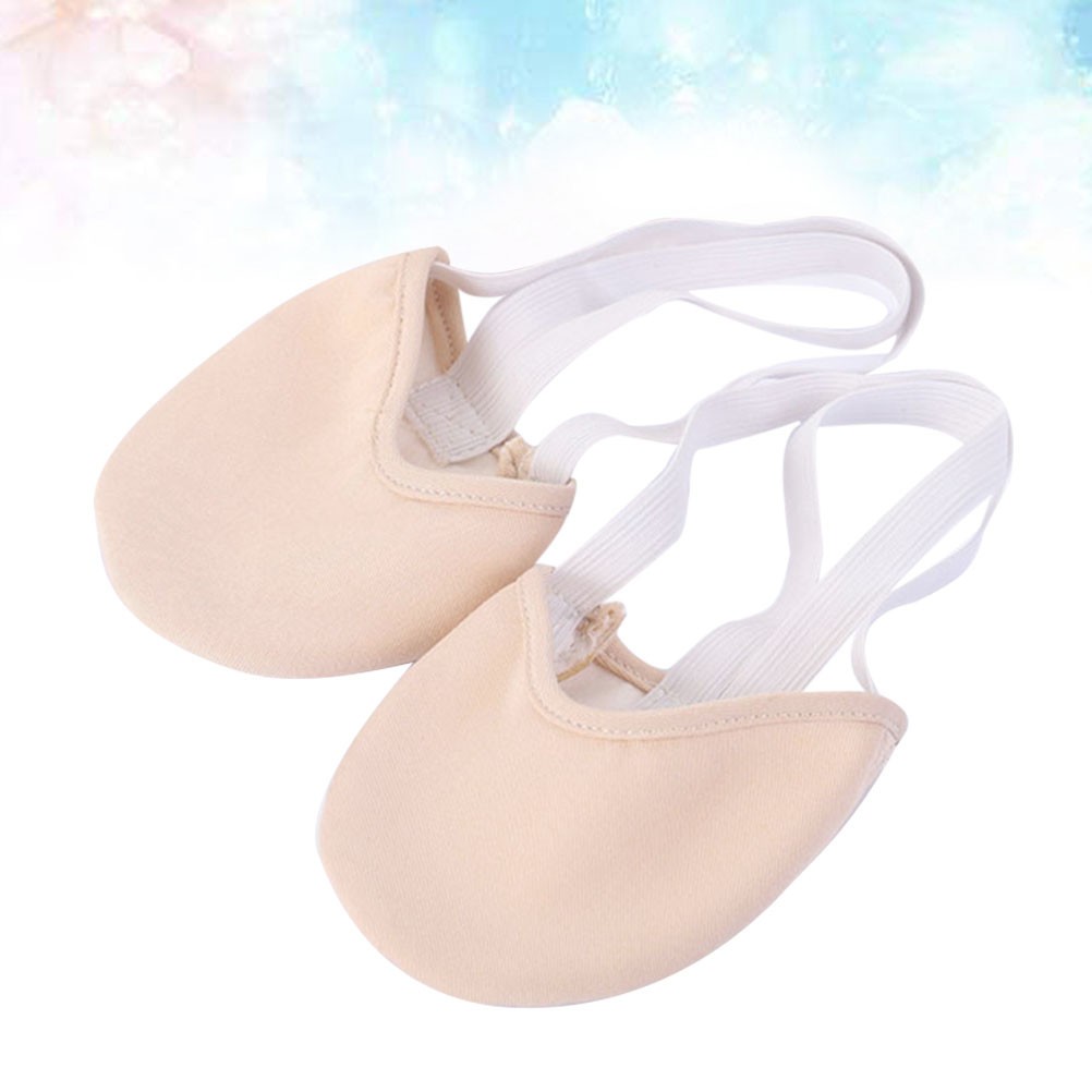 Calcetines de media puntera de gimnasia rítmica niñas zapatos de ballet divididos