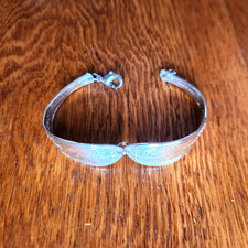 Sterling Silver Spoon Handle Bracelet in 19th Cntury OLIVE Pattern