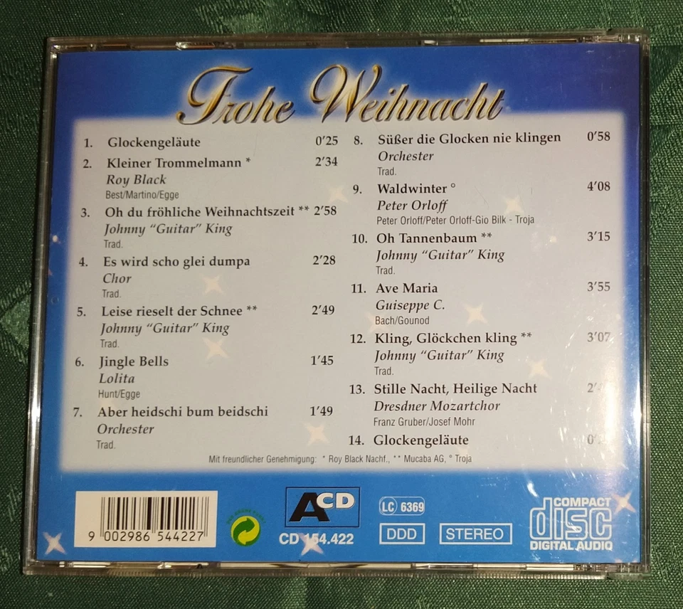 CD Frohe Weihnacht Schlagerweihnacht Retro Evergreens - Bild 3 von 4