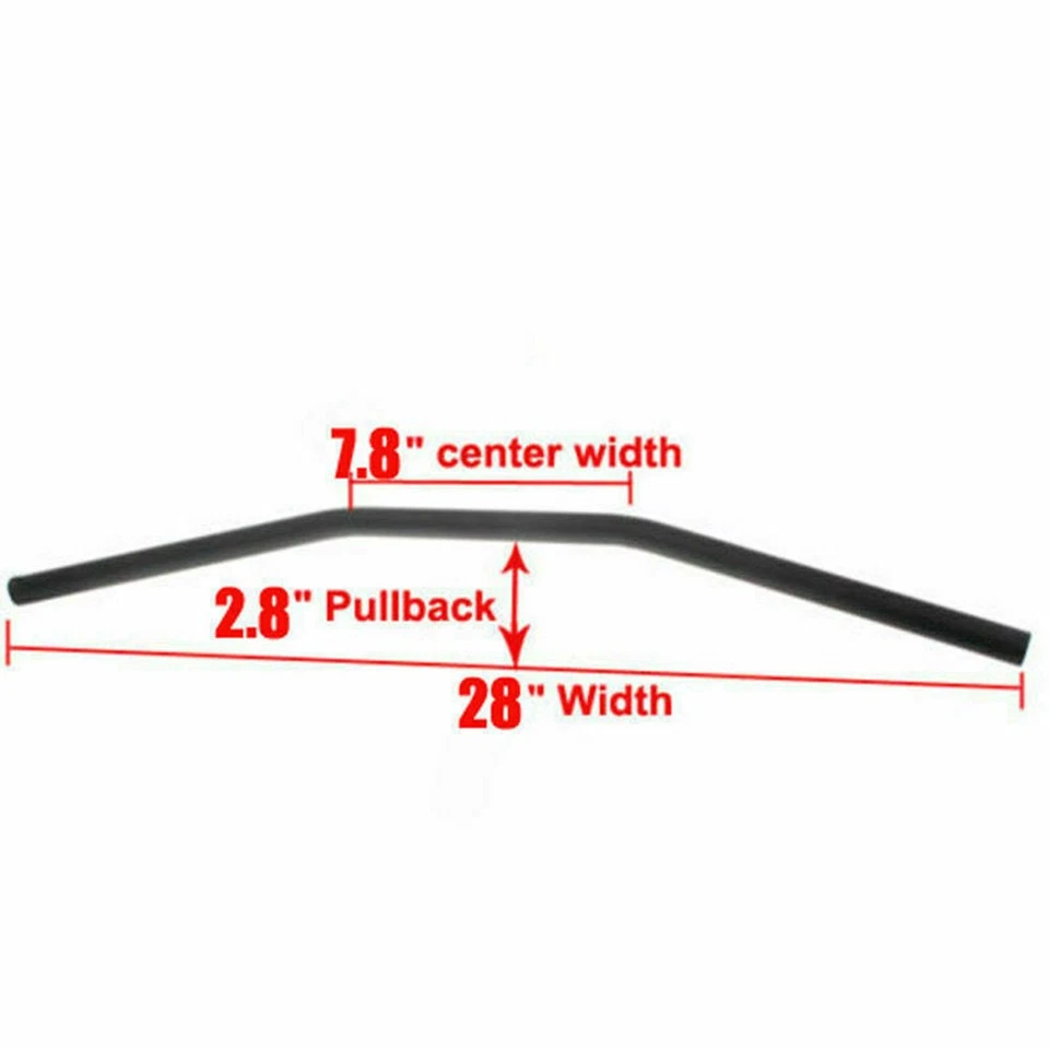 7/8"  Front Handlebar Tube Fat Bar Motor Fits For  Honda CRF 250 2012-2015 Foto 2 de 4