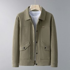 New Spring/autumn Jackets Fashion Men's Loose Top Lapels Casual Business Jacket