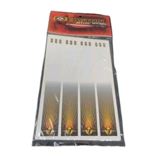 Easton 12pk 7" Arrow Wraps: White Bucks Skull Fade: Vinyl Stickers: 1" Wide