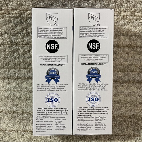 2 NEUE Refresh R-9006 Wasserfilter UKF8001 439635 46-9006 WF295 - Bild 5 von 5