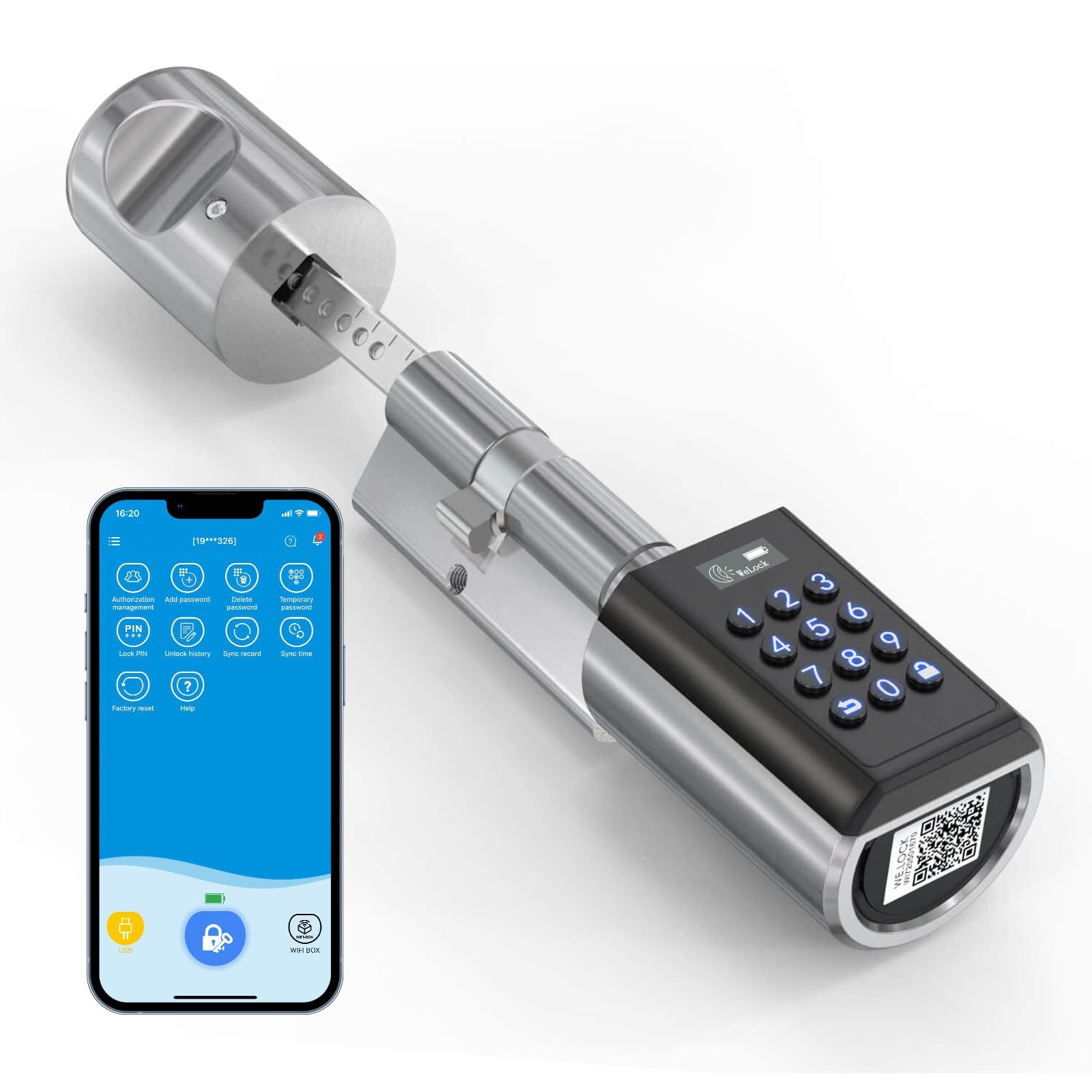 Serrure a code connectee de maison pour ne plus jamais chercher ses cles