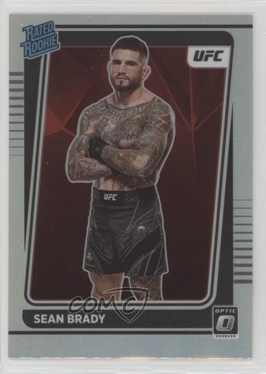 2022 Panini Donruss Optic UFC Rated Holo Prizm Sean Brady #118 Rookie RC 1wv