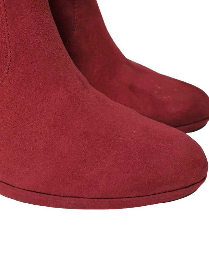 TAMARIS Botas con cremallera Mujeres Botines Talla EU 39 rojo look casual - Imagen 3 de 4