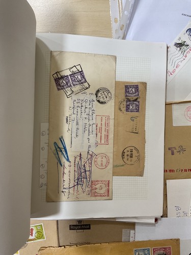 GB Portogebühren + Zuschläge + Postgeschichte im Album F160 - Bild 12 von 24