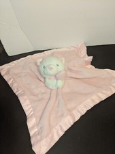 Carter's Pink Kitty Cat Baby Security Blanket Plush Lovey