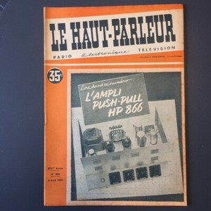 Der Lautsprecher Schau Radio, Elektronisch, Fernsehturm Nr. 866 Des 6 April 1950