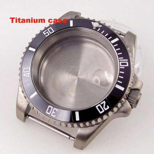 40 mm Sub GMT Uhrengehäuse Allergie vorbeugen Saphir Titan passend NH34 NH35 NH36 - Bild 10 von 38