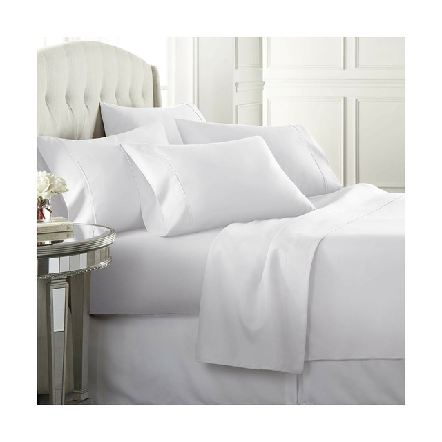 Danjor Linens California King Size Bed Sheets Set 1800 Series 6 Piece Beddi For Danjor Linens California King Size Bed, California King Size Bed Sheets Set