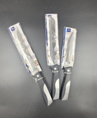 3x Eka Messer Küchenmesser Brotmesser