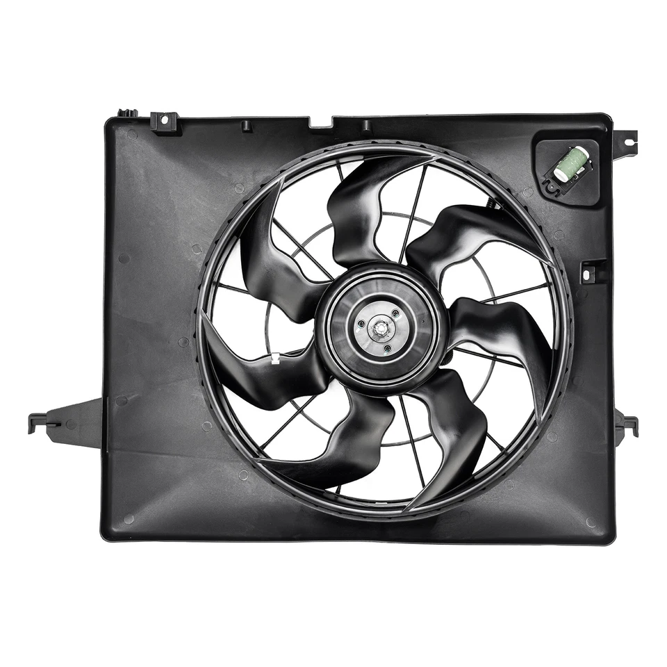 621493 Radiator Cooling Fan For Kia Sorento 2011-2013;Hyundai Santa Fe 2010-2012 Foto 3 de 4