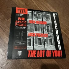 Chaotic Dischord Vap Press 1984 Japan White Label Promo Riot City Rare UK Punk