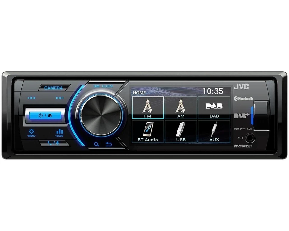 JVC TFT USB Radio passend für Mini R50 R52 R53 One inkl. DAB Antenne Bluetooth - Bild 3 von 4