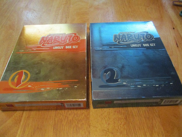 Naruto Uncut Box Set Vol 1 DVD 2006 3 Disc Set Special Edition 