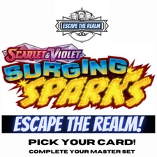 Surging Sparks - Pokemon - Complete your master set! Pick Regular / Reverse Holo
