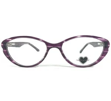 Truth & Love T & L 04 COL 80 Eyeglasses Frames Purple Horn Oval 52-16-135