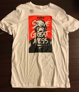 white lebron shirt