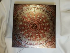 Elico Ltd 10X10 Graphic Picture With Beaded Gold Embellishments 