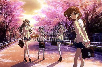 Clannad Anime Manga Girls Large Poster Art Print Gift A0 A1 A2 A3 A4 Maxi