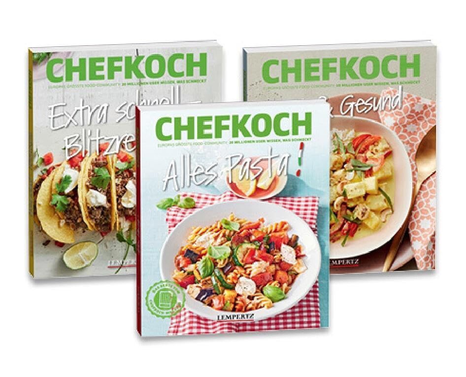 Chefkoch Chefkoch Bundle 2: limitiert auf 1000 Bundle aus 3 Büchern: (Tascabile)