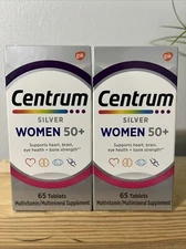 Centrum Silver Multivitamins for Women 50+ Multimineral Supplement 65 Ct- 2 Pack