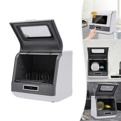 Desktop Dishwasher Kitchen Home Countertop Table Dish Washer 3 Washing Programs