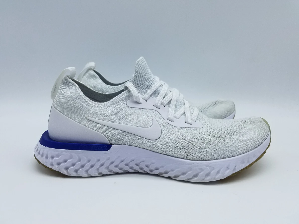 White epic react flyknit hotsell