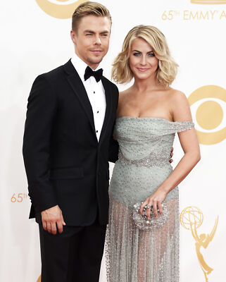 julianne hough silver dress Julianne Hough Wows In Silver Gown Featuring Cutouts And A High Slit